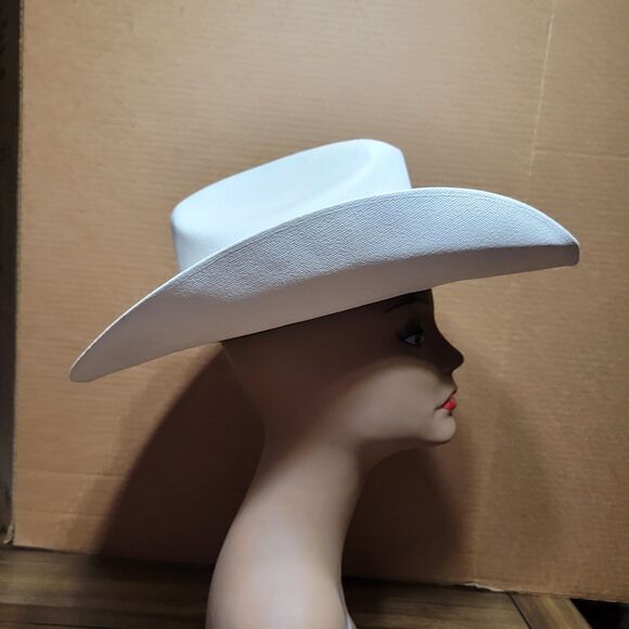 Down N Dirty Hat Ivory Canvas Cowboy Hat - Size Large - Picture 5 of 11